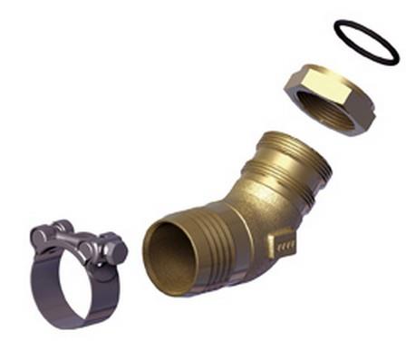 GOLD elbow fittings 45 Degree